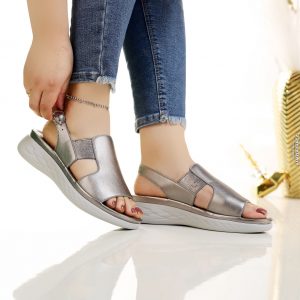 027-A- סנדל איכות - אפור