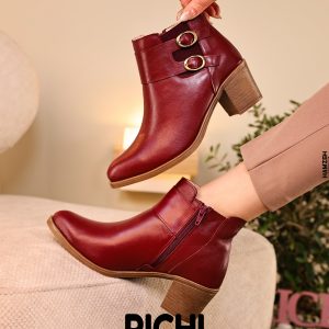 1755 - מגף עור לנשים